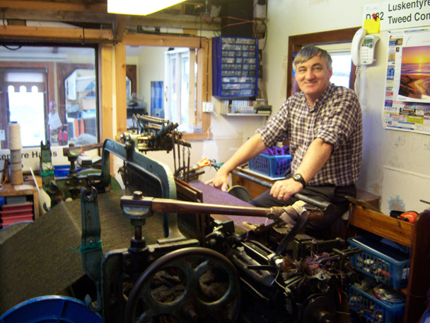 Donald John Mackay in a workshop.