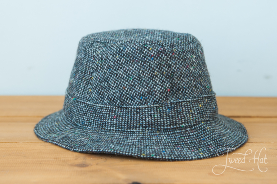 Hanna Hats Walking Hat Tweed Herringbone