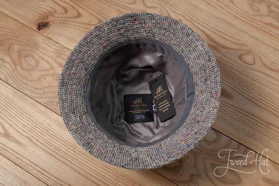 Patchwork Tweed Walking Hat by Hanna Hats