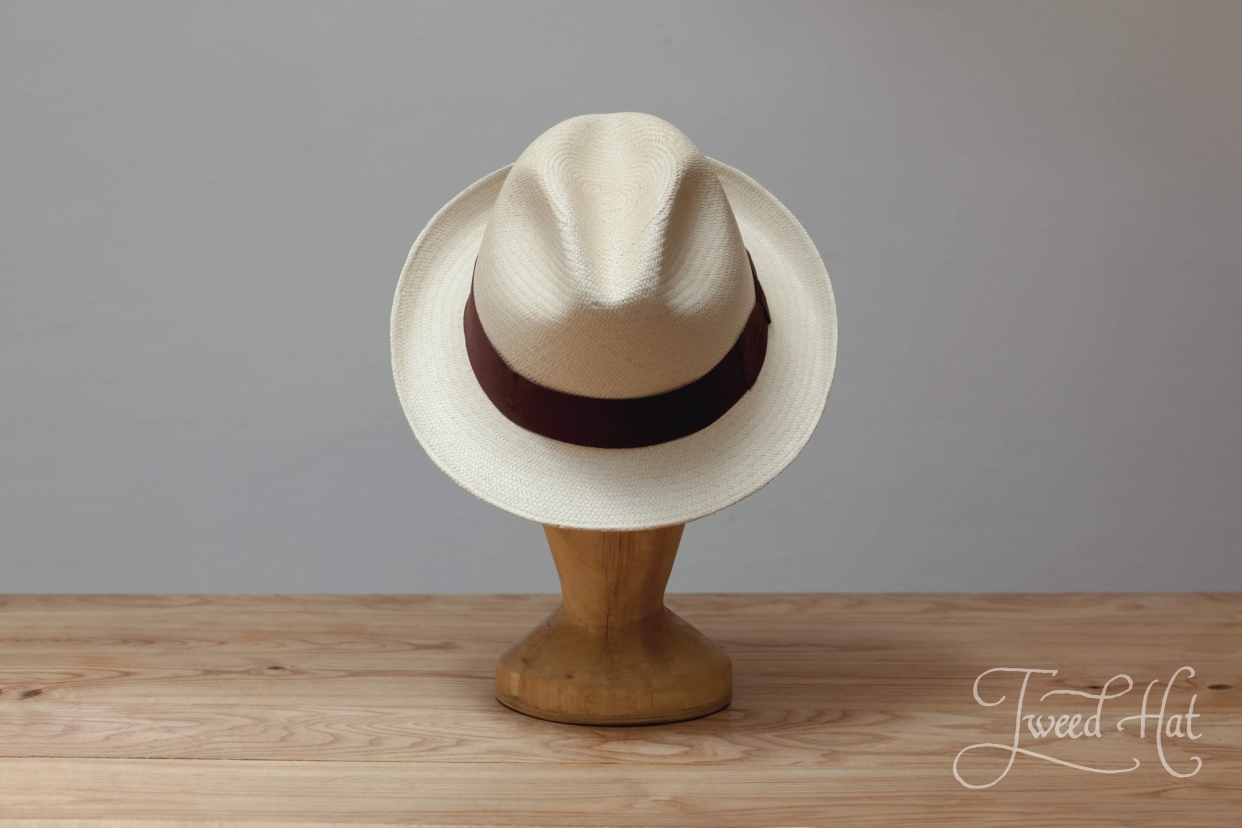 natural straw fedora hat