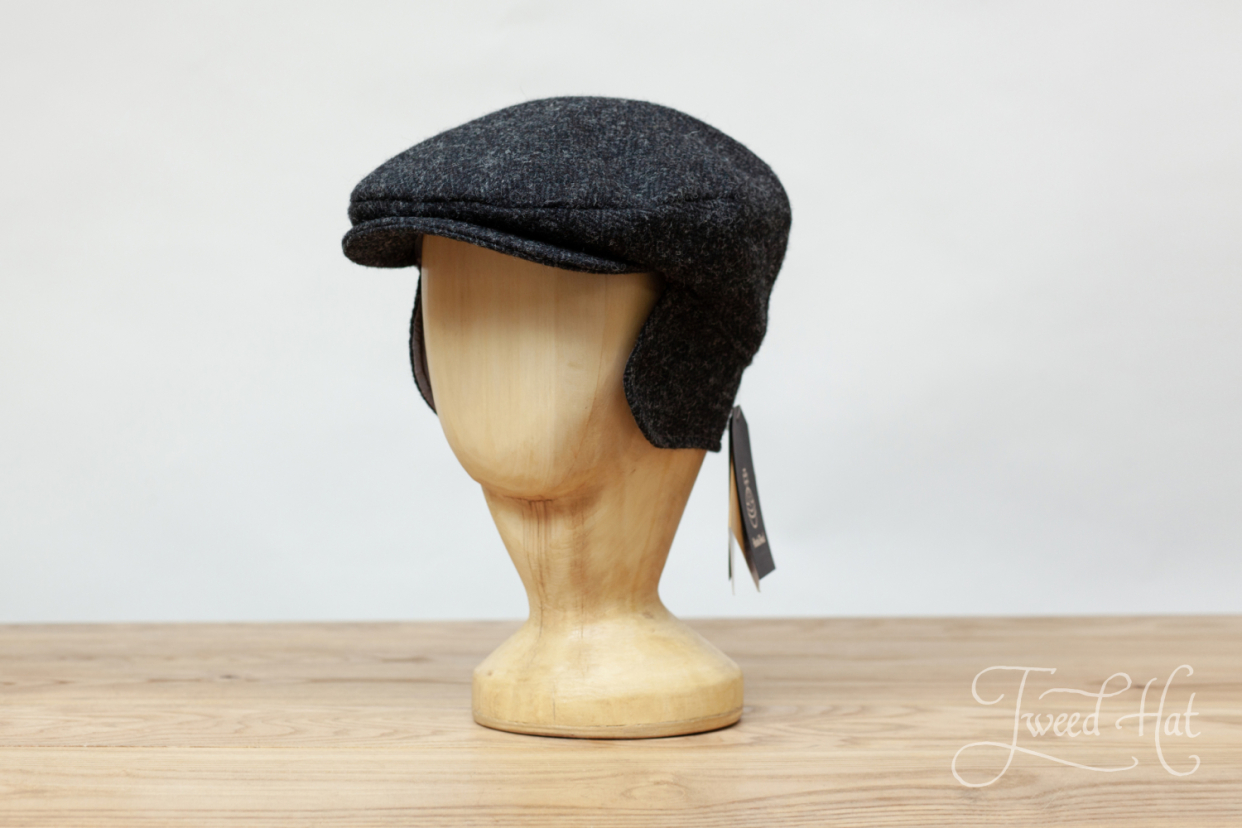 wool cap with ear flaps