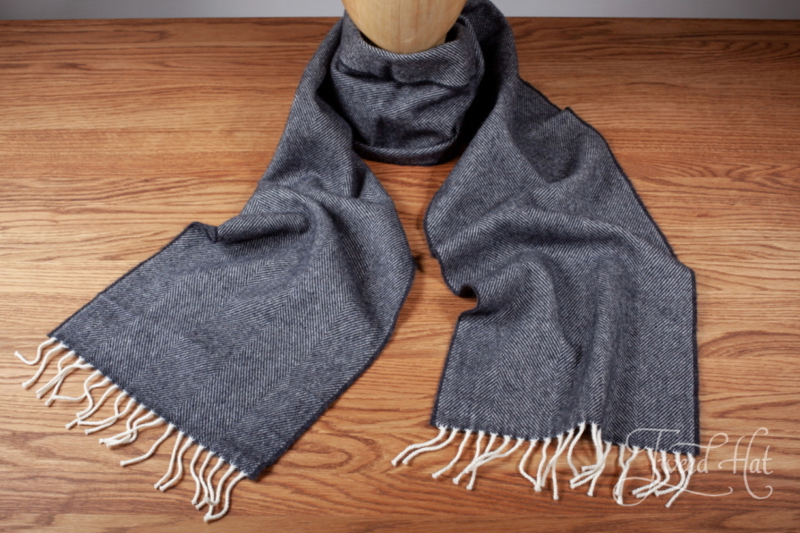 Black sales lambswool scarf