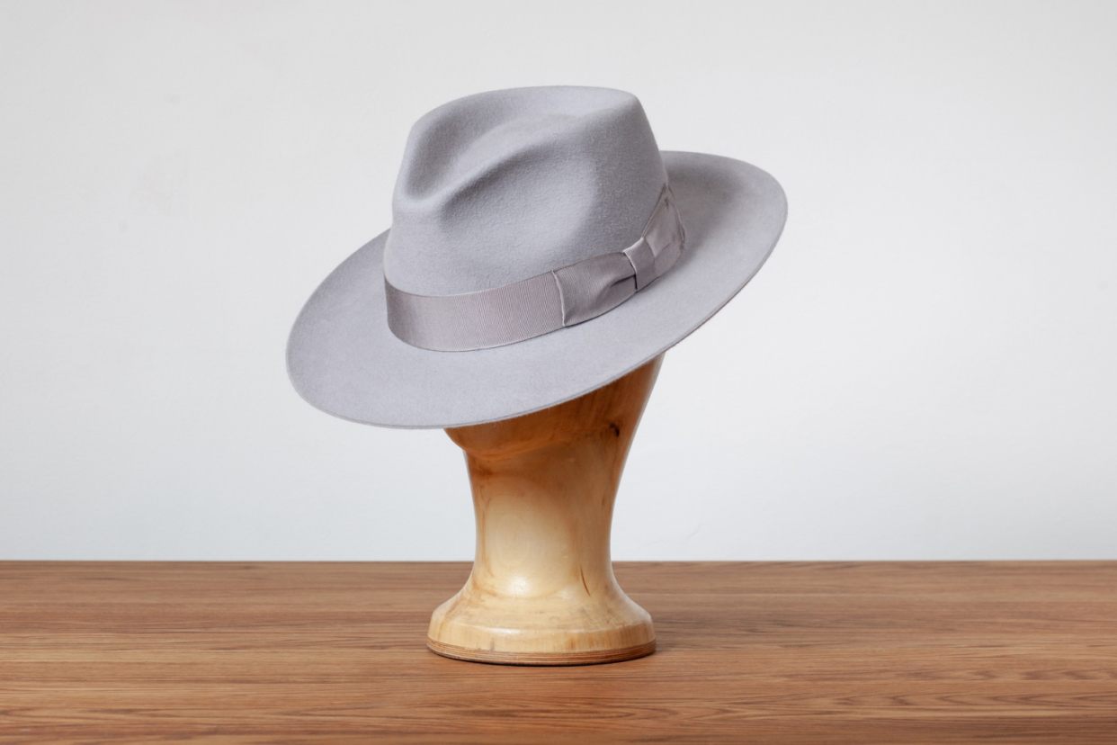 light grey cowboy hat