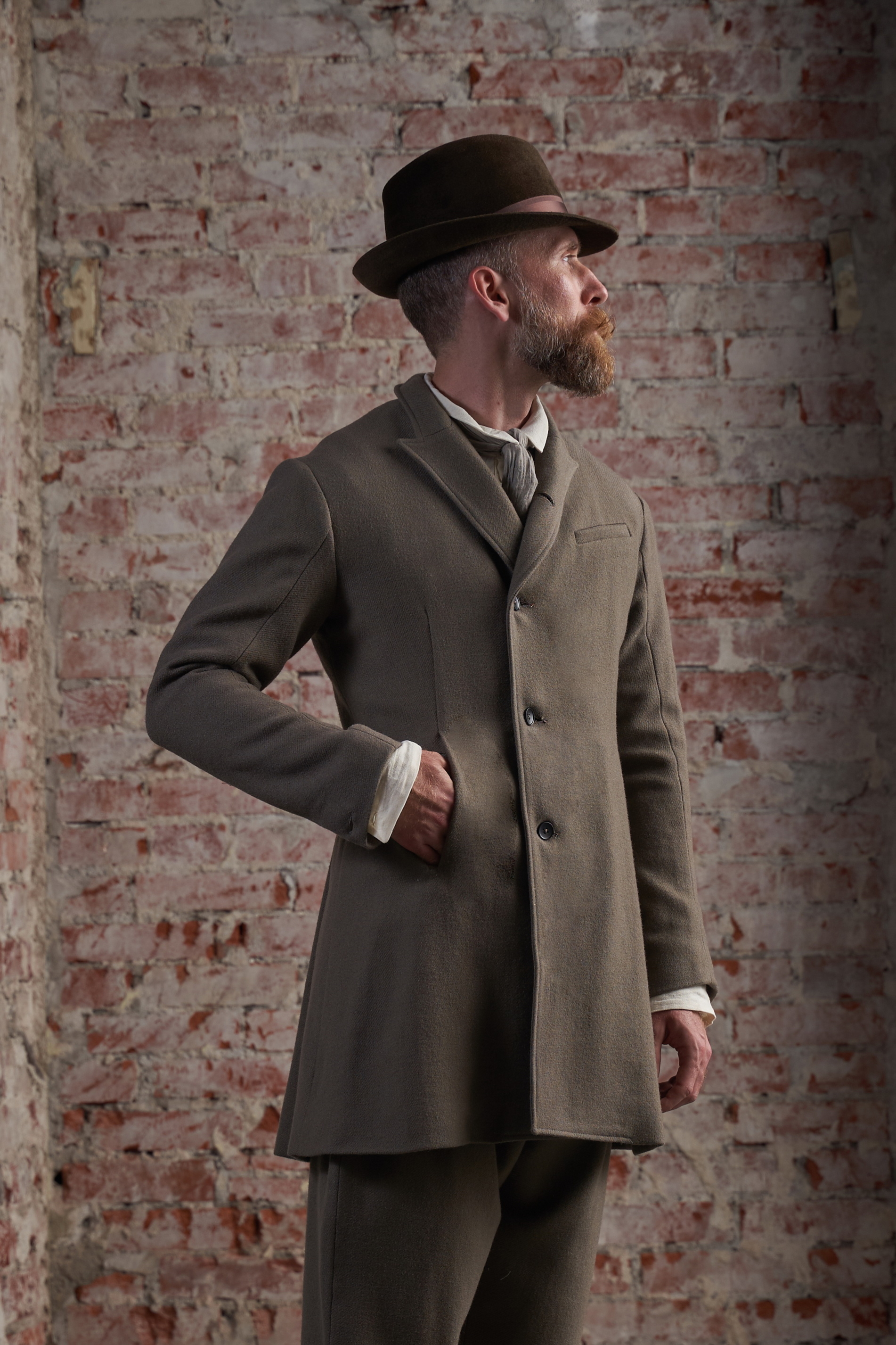 tweed frock coat