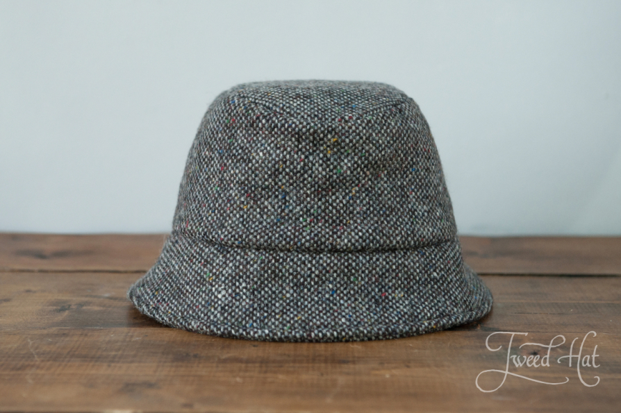 Двухцветная широкополая шляпа федора с мягкими полями