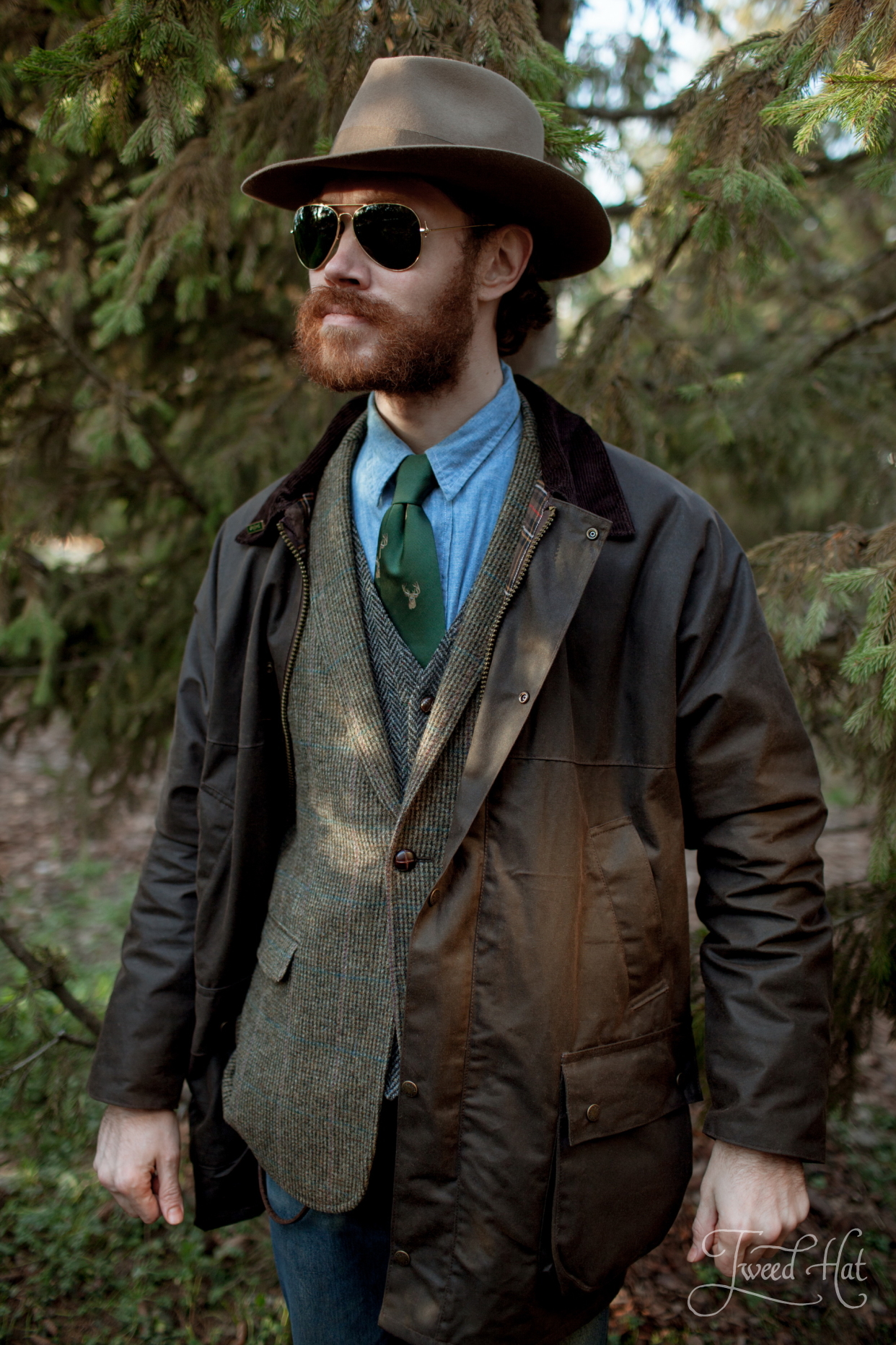 Waxed Cotton Jacket by Oxford Blue