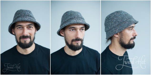 grey cloche hat