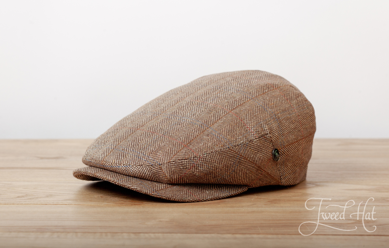 brown flat cap