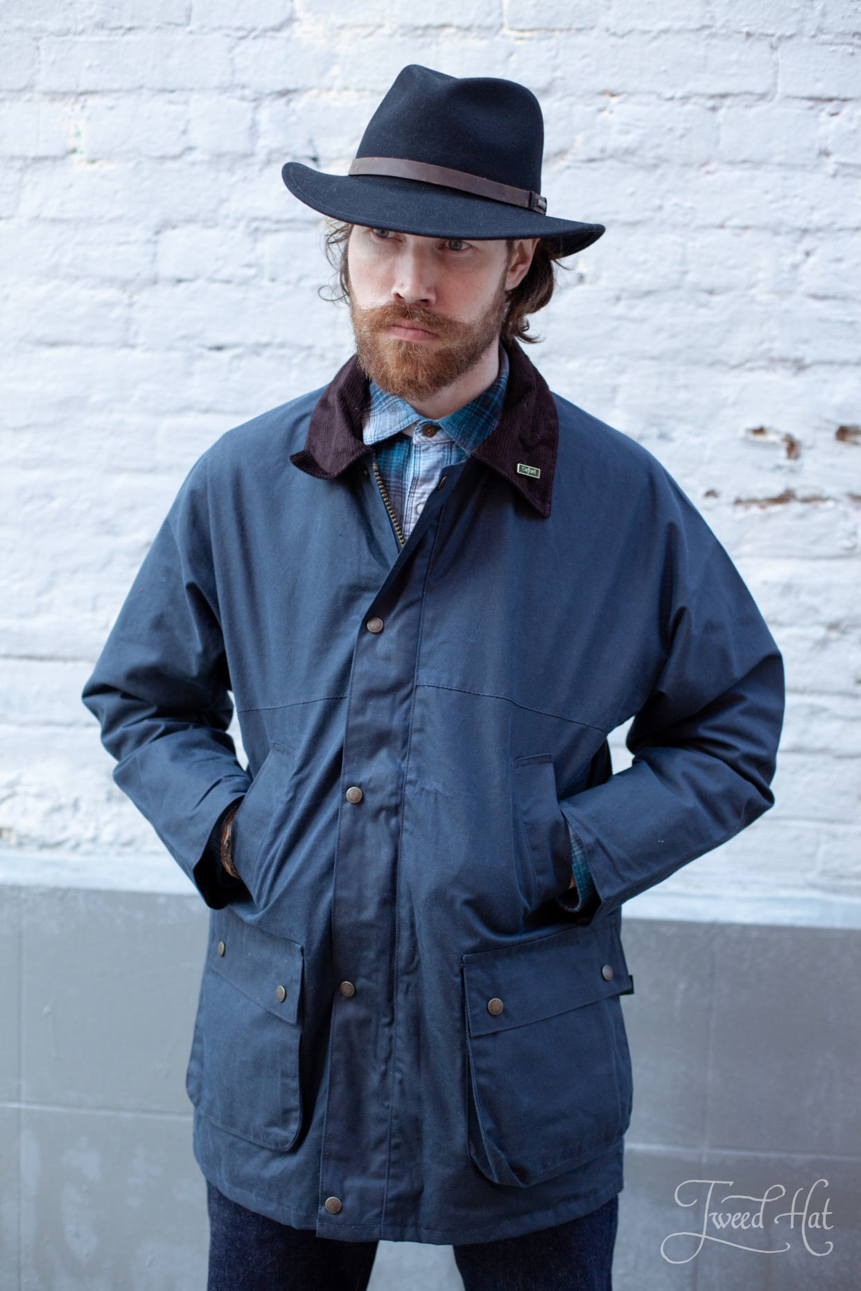 waxed cotton parka