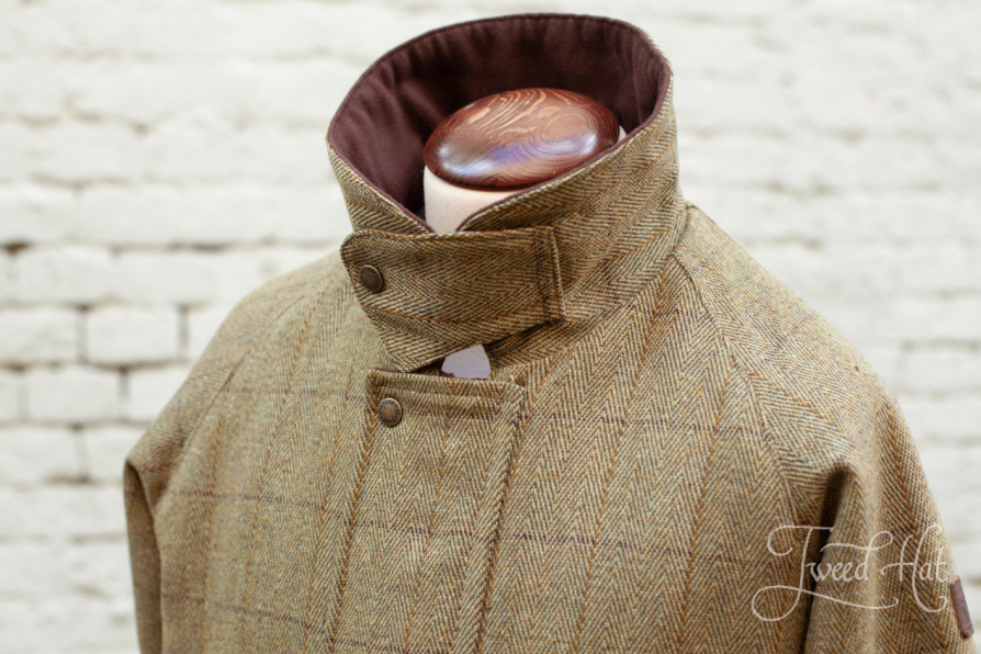 oxford blue tweed coat