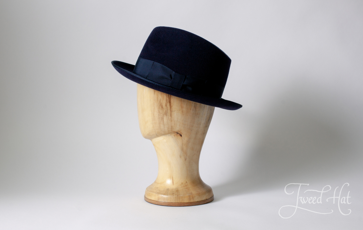 fedora hat navy