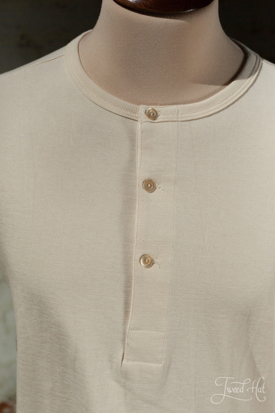 COSYHARU】Mohair button henley neck 2Plan Paisley Full Milano Angora Blend Turtleneck Jumper | Love