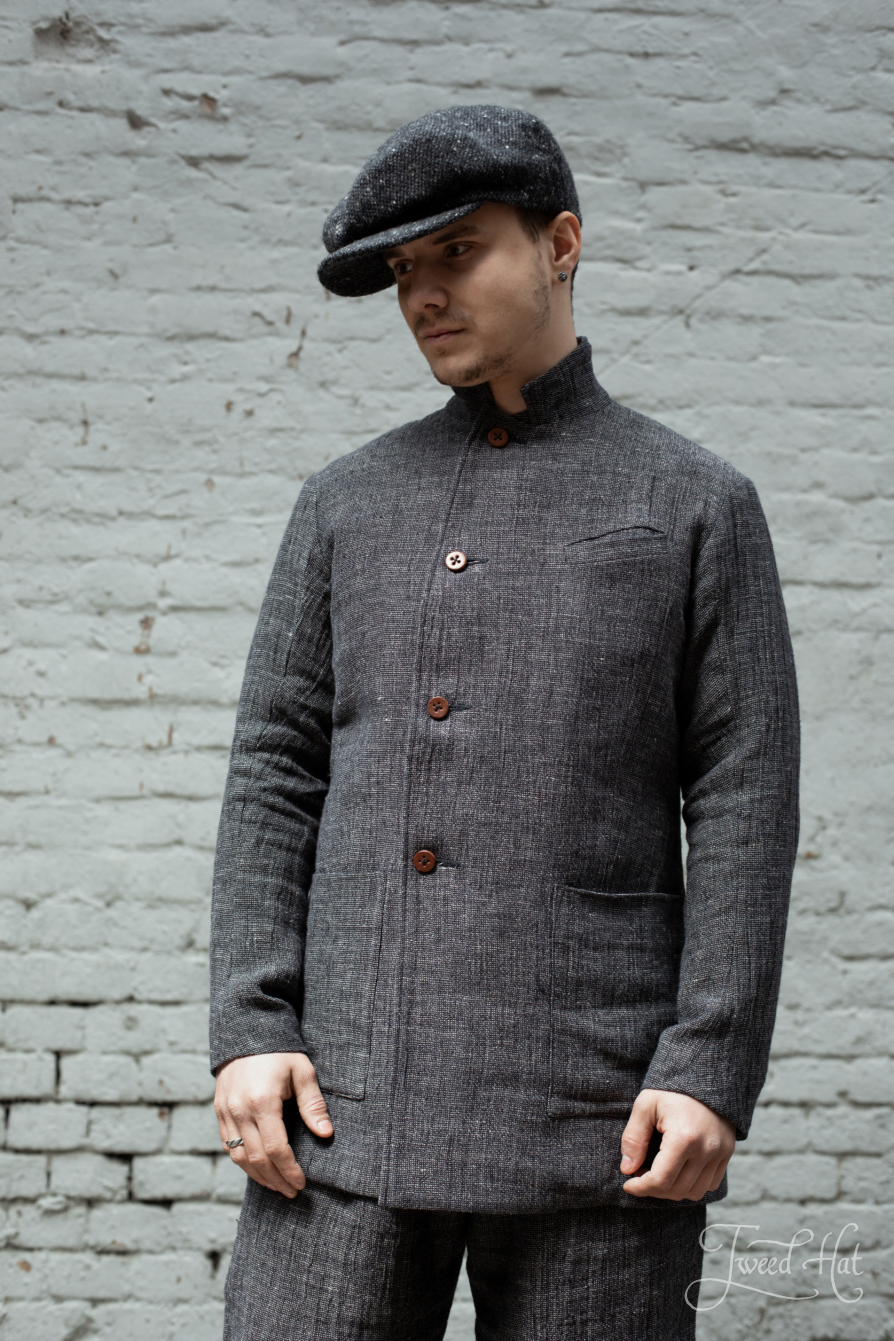 Linen sales tweed jacket