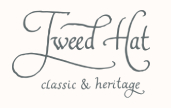 Blue Herringbone Harris Tweed Tailor Cap by Hanna Hats
